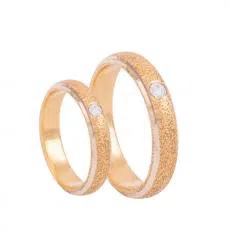 Wedding ring plat arsir mata cubic zirconia